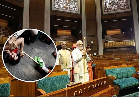 Democracy at Odds: Wrestlers and Protesters Face Violent Police Confrontation Near New Parliament