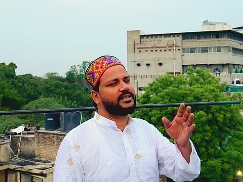 Saqlain Nizami during his Riyaaz