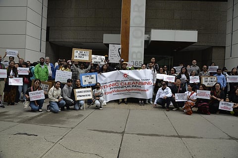 The demonstration was a powerful display of unity and resolve, aiming to draw the government's attention to the situation in Manipur.