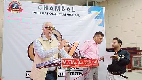 Prof. Dr. Mohan Das, the Jury and Co-Founder of the Festival addressed the audience at the inaugural session.