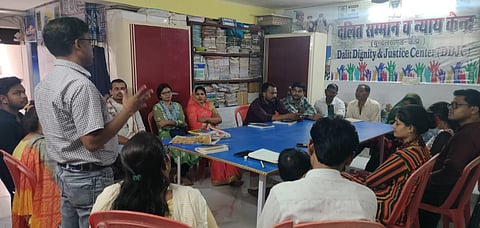 DDJC aims to provide free legal aid in cases of atrocities related to crimes against women, POCSO, and Dalit atrocities, etc.