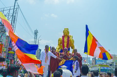 The Dhamma Yatra started from Mavelikara in Kerala on 30th September.