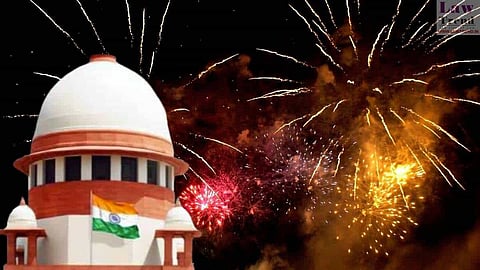 On 7th November, the Supreme Court while hearing on an Intervention Application in the Arjun Gopal case, emphasized that its directive prohibiting the use of barium and banned chemicals in fireworks extends beyond the National Capital Region, applying to the entire nation.