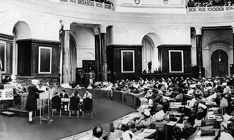 The Constituent Assembly took almost three years (two years, eleven months and seventeen days) to complete its historic task of drafting the Constitution for Independent India.