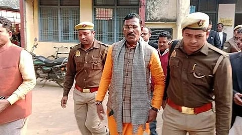 The MLA in police custody