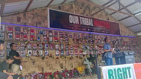Wall of Remembrance in Churachandpur district of Manipur.