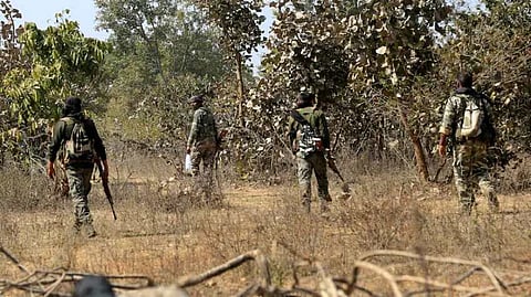 Representational image of army jawans in Bastar