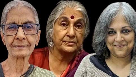 RoopRekha Verma, Subhashini Ali and Revati Laul