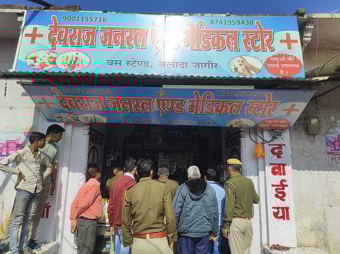 During the raid , the team discovered numerous banned medicines from the medical store run by the fake medical practitioner.