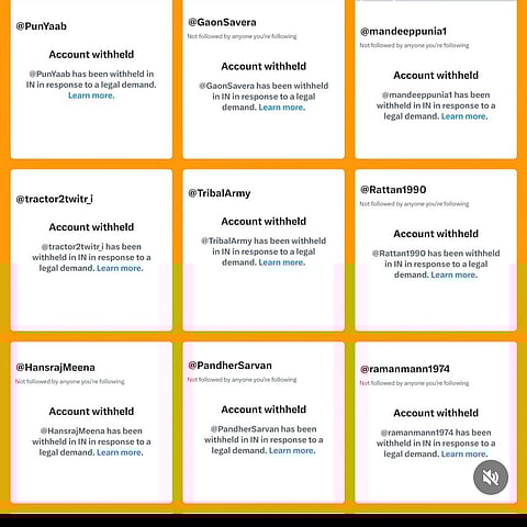 A substantial portion of these accounts were targeted due to their critical stance toward the Bharatiya Janata Party (BJP) government and their involvement in covering the ongoing Farmers' Protest on the X platform.