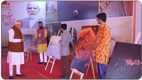 PM Modi at BHU on Friday.