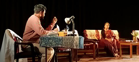 A scene from the play enacted in Udaipur