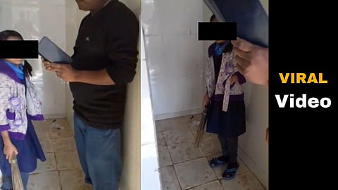 Outrage in Bhopal as 8-Year-Old Girl Assigned School Toilet Cleaning Duty Goes Viral