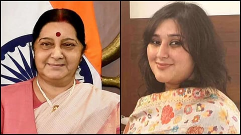 Bansuri Swaraj, who is running for New Delhi parliamentary constituency, is the daughter of the late BJP leader and former Union Minister Sushma Swaraj.