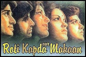 The element of symbolism is woven masterfully into the characters of Manoj Kumar’s films, and in Roti Kapda Aur Makaan, the character of Bharat represents the hopeless, embattled, unemployed youth of the country at that time.