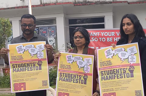 Students’ Voices Amplified: SFI Delhi Launches Poster and Action Plan for Student Manifesto