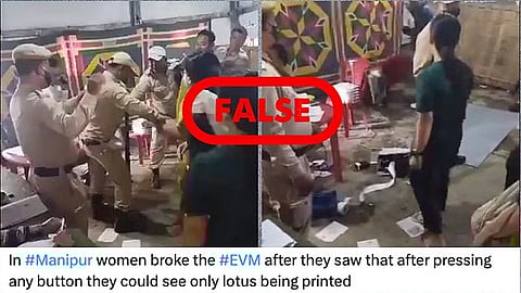 Fact-Check: This video is from Manipur but is being shared with false claims.