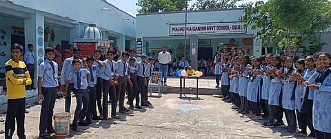 An English medium school at Obri village in Sagwara block of Dungarpur district.