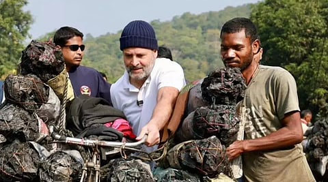 Congress MP Rahul Gandhi in Jharkhand (File Pic)