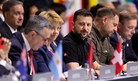 Pic- Alja Zeera/Michael Buholzer/Pool via Reuters