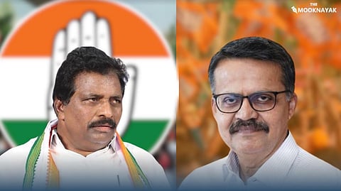 Left to Right: Kodikunnil Suresh and Bhartruhari Mahtab