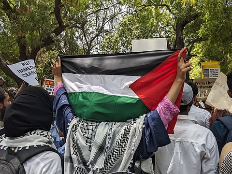 Protestors at Jantar Mantar