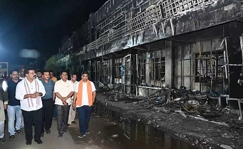 A five-member forensic team from Raipur reached Baloda Bazar and commenced the investigation of the incident.