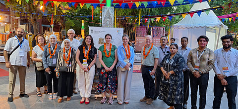 Delegates were captivated by the vibrant charm of Dilli Haat, where India's rich cultural tapestry comes alive.