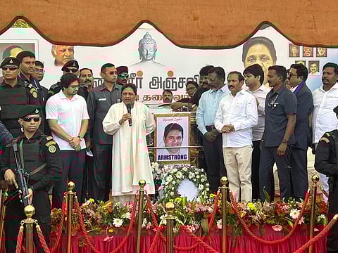 "No Hope of Justice from State Govt", BSP Supremo Mayawati Demands CBI Probe into TN Party President Armstrong's Murder