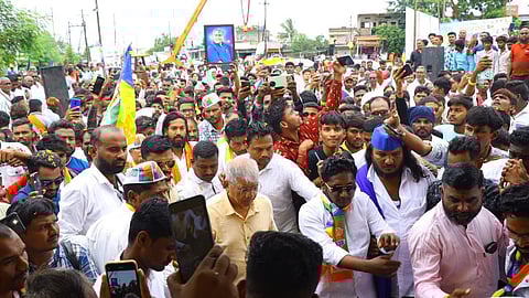 The yatra is scheduled to cover more than 100 additional villages in 8 more districts before reaching its culmination in Aurangabad.