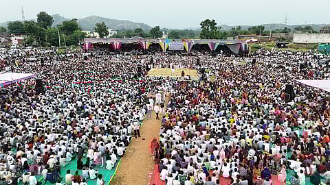 Hundreds of members of the tribal communities gathered at Dungarpur in Rajasthan to celebrate World Day for Indigenous Peoples on August 9.