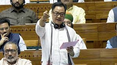 No non-Muslim can interfere in Waqf Board: Kiren Rijiju