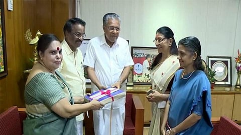 The Hema committee panel members submitted the report to Kerala CM Pinarayi Vijayan on December 31, 2019. (File pic)