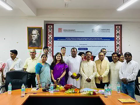 Over 40 linguists, scholars, and tribal representatives from across India participated, presenting their research on the seminar's central theme.