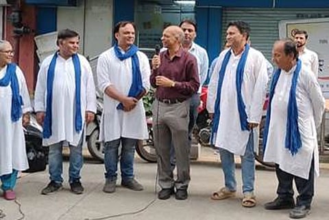 Nukkad Natak Highlights Cleanliness Drive in Shastri Bhawan
