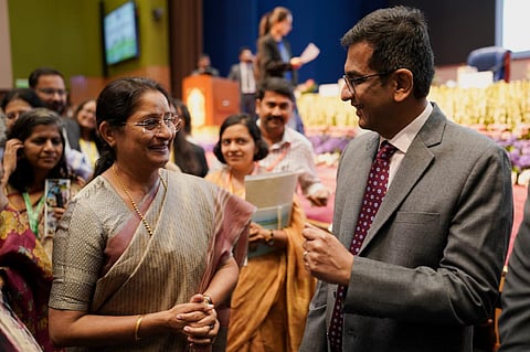 Annpurna Devi at the inaugural session of the 9th Annual National Stakeholders Consultation conducted by the Juvenile Justice Committee, Supreme Court of India.