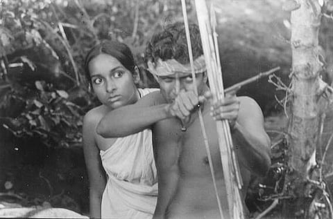 Mrinal Sen's movie Mrigayaa is about a group of tribals who live in a small village in Odisha amidst wild animals like tigers and boars. Apart from the problems faced by the tribals from the animals that ruin their crops, they also suffer at the hands of the greedy moneylenders and police informers