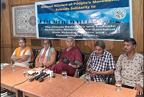 NAPM Condemns Detention of Ladakh Climate Marchers, Calls for Immediate Release and Dialogue