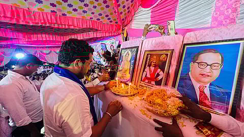 MP Chandrashekhar Azad at Ashoka Dhamma Vijay Dashami and Buddhist fair festival celebration event in Shravasti