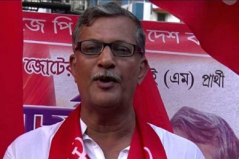 The CPI-M state committee in West Bengal issued a statement announcing the suspension of Tanmay Bhattacharya from the party.