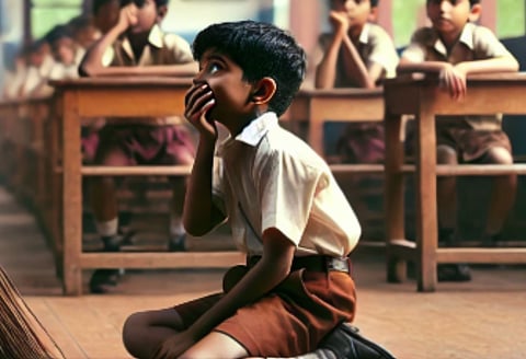 On November 13, Pranav Sijoy, a second-grade student, was subjected to humiliation and trauma when his class teacher ordered him to clean the vomit of a sick classmate.