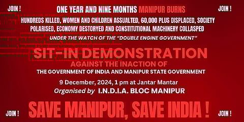Manipur Alliance to Demand Peace Restoration in Delhi Protest