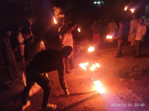 The marchers highlighted the injustice faced by Pranav, who was allegedly coerced into cleaning a classmate’s vomit by his teacher on November 13, a task forced upon him because of his caste identity.