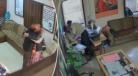 According to the dismissal letter issued by the Office of the Elementary District Education Officer (DEO), the video in question depicted the headmaster engaging in indecent acts with a female teacher inside his office.