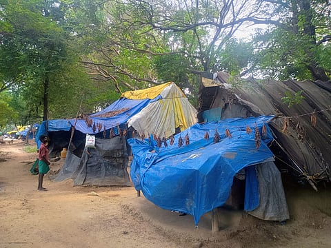 There is no road, no electricity, no drinking water supply in Irula hamlets of Sriperumbudur.