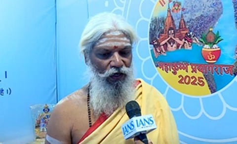 'IIT Baba' Refutes CPCB Report on Ganga Water Quality in Prayagraj