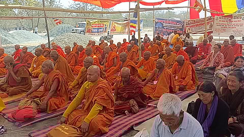 The Buddhist monks have been on a hunger strike since February 12, and their condition is deteriorating each passing day.
