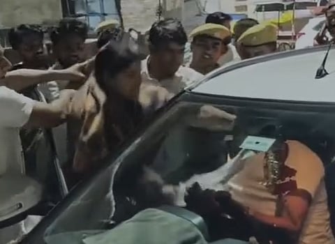 Rajasthan Cong MLA assaults BJP leader during argument over Ambedkar statue plaque