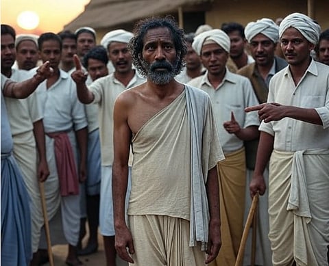 Untouchables, often referred to as Harijans or Dalits, faced exclusion from temples, wells, schools, and public spaces. They were forced to live in segregated colonies, barred from touching items used by caste Hindus, and subjected to violence for minor transgressions of caste norms.