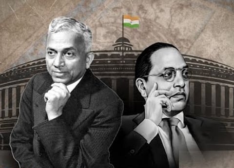 The roots of this controversy stem from a recent seminar at Delhi’s Constitution Club, where Shambhavi Peethadhishwar Anand Swaroop Maharaj claimed in his address that B.N. Rau was the "real architect" of the Constitution.
